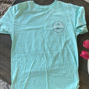 Salty Crew Light Blue Short Sleeve Tee Mens Medium
